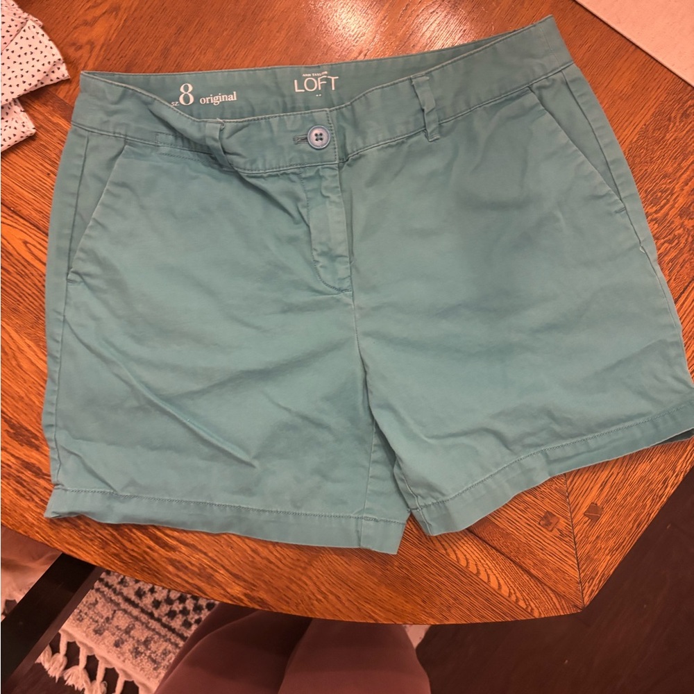 LOFT Women's Teal Shorts